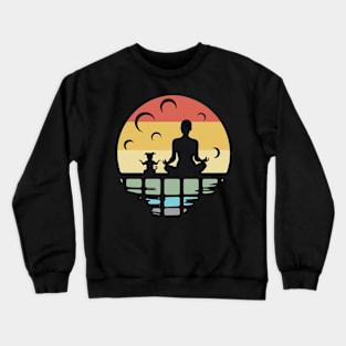 Full Moon Meditation Crewneck Sweatshirt